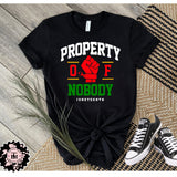 Property of Nobody Juneteenth Fist