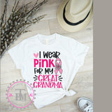 Breast Cancer Awareness "I Wear Pink For My" Bundle (SVG/PNG) (10 designs)