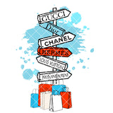 Designer Direction Sign (2 designs)