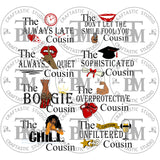 Cousins Bundle (SVG/PNG)