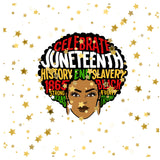 Celebrate Juneteenth Afro (SVG/PNG)
