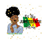 It's The Juneteenth For Me (2 designs) (SVG/PNG)