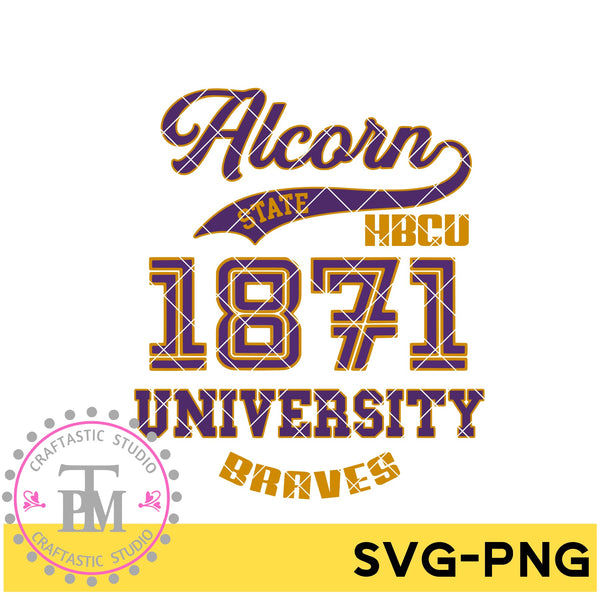 Alcorn State 1871 (SVG/PNG)