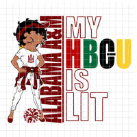 my HBCU is LIT "Alabama A&M University" (SVG/PNG)