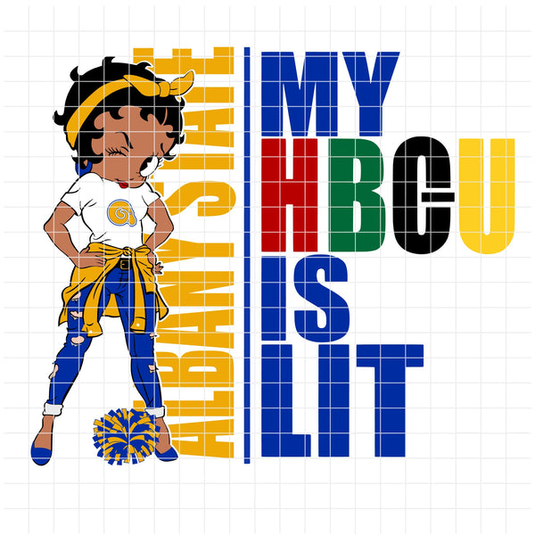 my HBCU is LIT "Albany State University" (SVG/PNG)