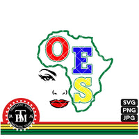 Black History OES Africa (SVG/PNG/JPG)