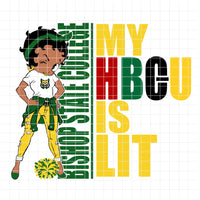 my HBCU is LIT "Bishop State College" (SVG/PNG)