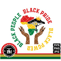 Black Pride Black Power Black People (SVG/PNG/JPG)