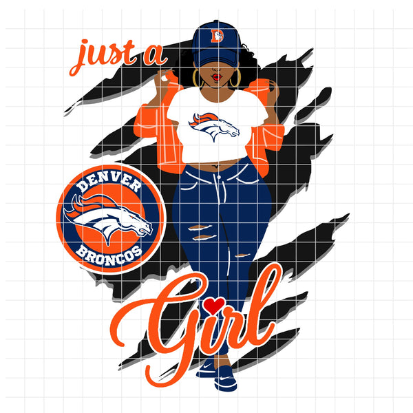 Broncos "Just A Girl" (SVG/PNG)