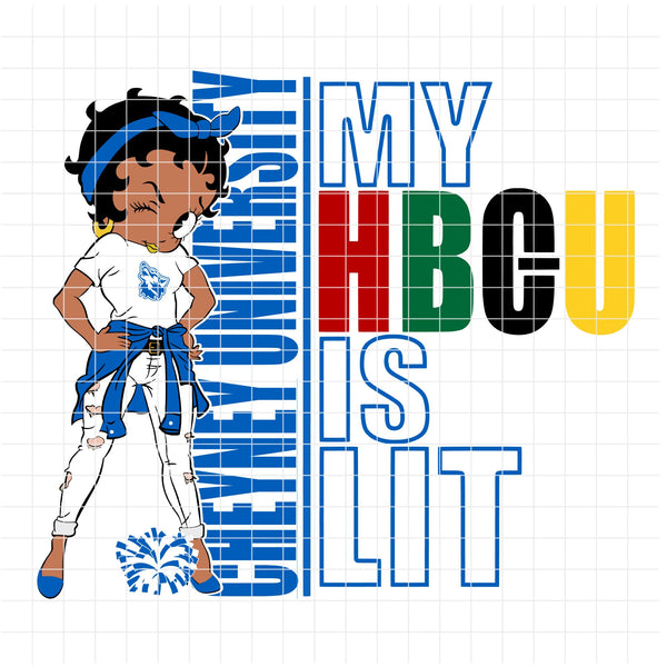 my HBCU is LIT "Cheyney University" (SVG/PNG)