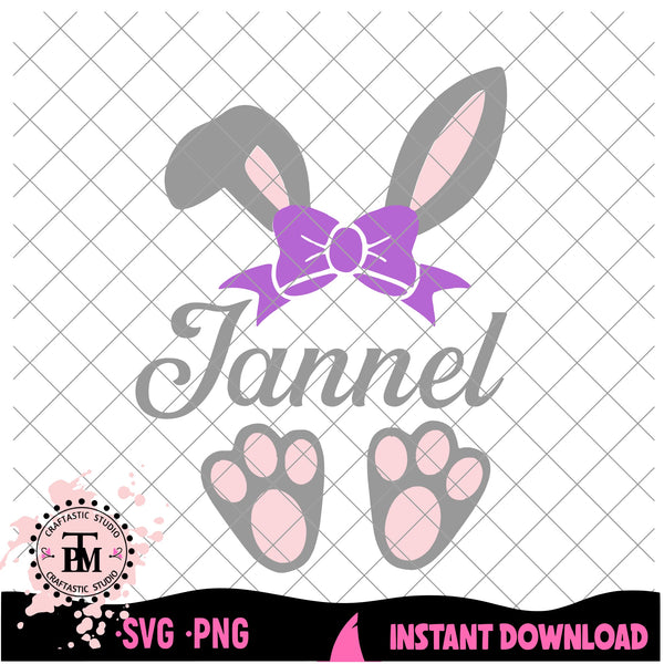 Easter Ear Name (SVG/PNG)