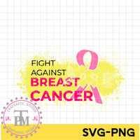 Fight Against Breast Cancer (SVG/PNG)