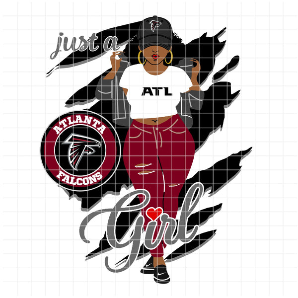 Falcons "Just A Girl" (SVG/PNG)