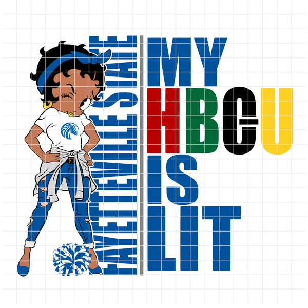 my HBCU is LIT "Fayetteville State University" (SVG/PNG)