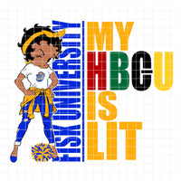 my HBCU is LIT "Fisk University" (SVG/PNG)