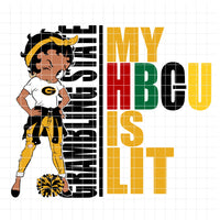 my HBCU is LIT "Grambling State University" (SVG/PNG)