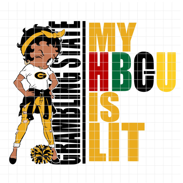 my HBCU is LIT "Grambling State University" (SVG/PNG)