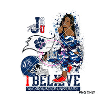 HBCU Jackson State University Girl  (PNG ONLY)