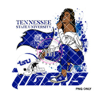 HBCU Tennessee State University Girl  (PNG ONLY)