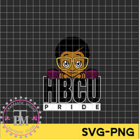 Peek A Boo HBCU Pride Boy (SVG/PNG)