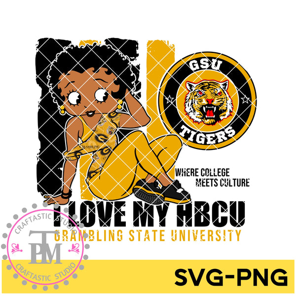 I Love My HBCU Grambling State (SVG/PNG)