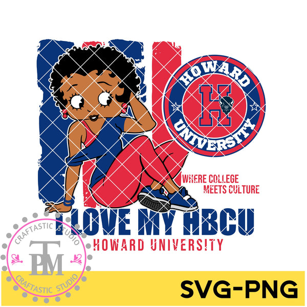 I Love My HBCU Howard University (SVG/PNG)