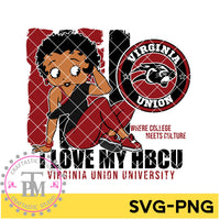 I Love My HBCU Virginia Union University (SVG/PNG)