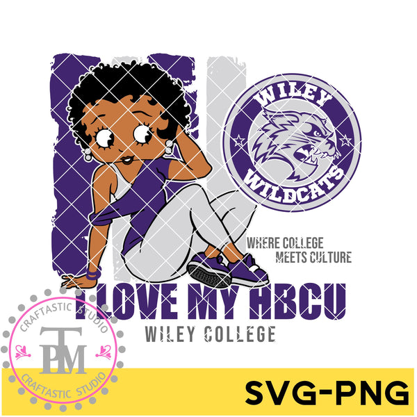 I Love My HBCU Wiley College (SVG/PNG)