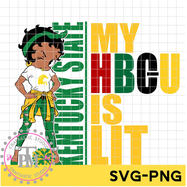 my HBCU is LIT "Kentucky State University" (SVG/PNG)