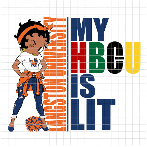 my HBCU is LIT "Langston University" (SVG/PNG)