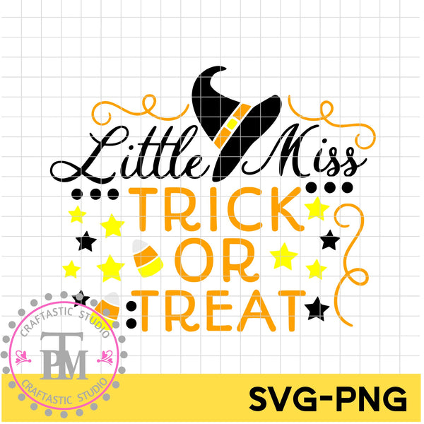 Little Miss "Trick or Treat" (SVG/PNG)