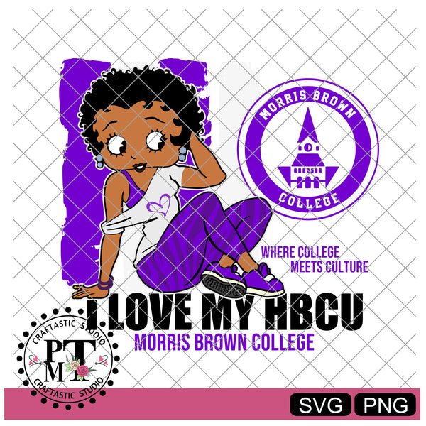 I Love My HBCU MBC (SVG/PNG)