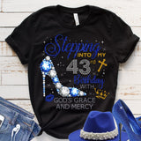 Stepping Into My 43rd Birthday with God's Grace & Mercy (SVG/PNG)