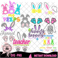 Easter Bundle (SVG/PNG) includes mock up