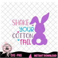 Shake Your Cotton Tail (SVG/PNG)