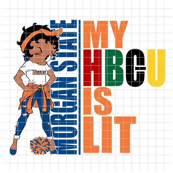 my HBCU is LIT "Morgan State University" (SVG/PNG)