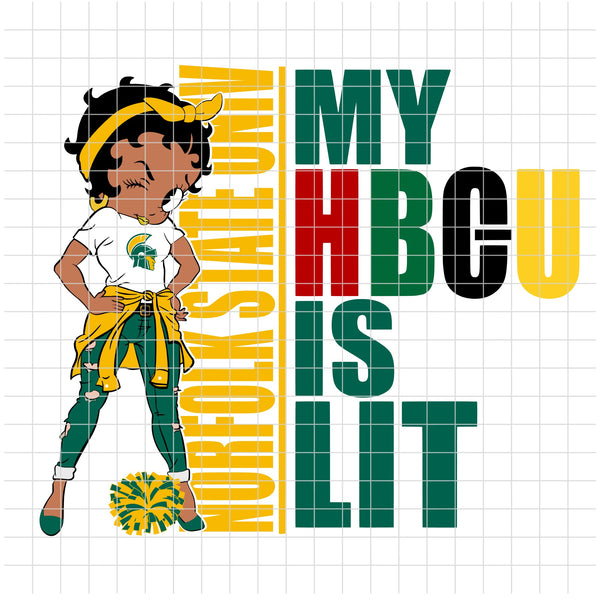 my HBCU is LIT "Norfolk State University" (SVG/PNG)