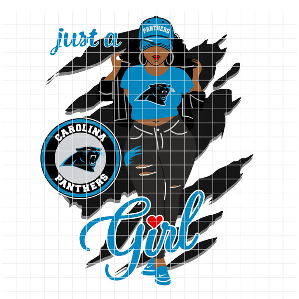 Panthers "Just A Girl" (SVG/PNG)