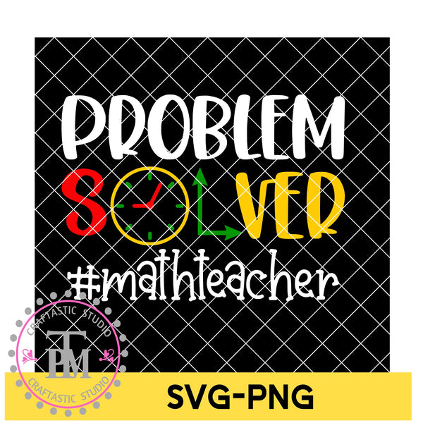 Problem Solver #mathteacher (SVG/PNG)