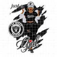 Raiders "Just A Girl" (SVG/PNG)