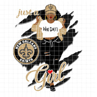 Saints "Just A Girl" (SVG/PNG)