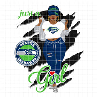 Seahawks "Just A Girl" (SVG/PNG)