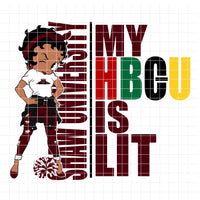 my HBCU is LIT "Shaw University" (SVG/PNG)