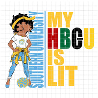 my HBCU is LIT "Southern University" (SVG/PNG)