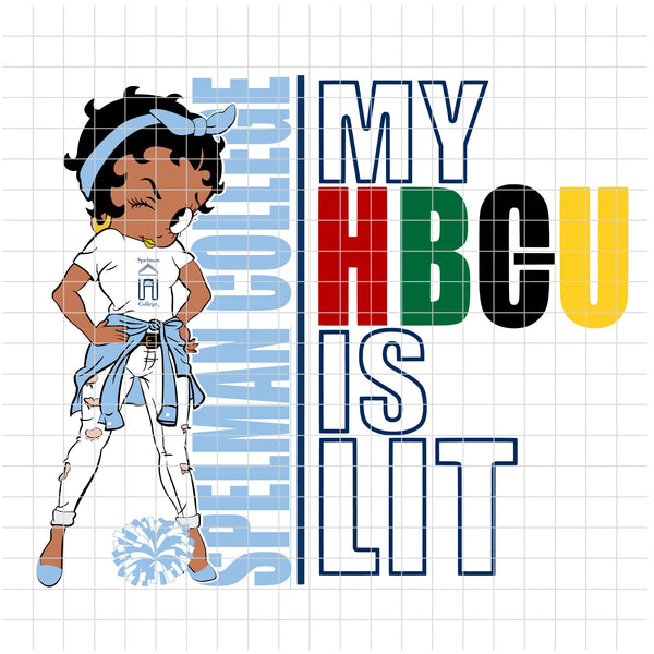 my HBCU is LIT "Spelman College" (SVG/PNG)