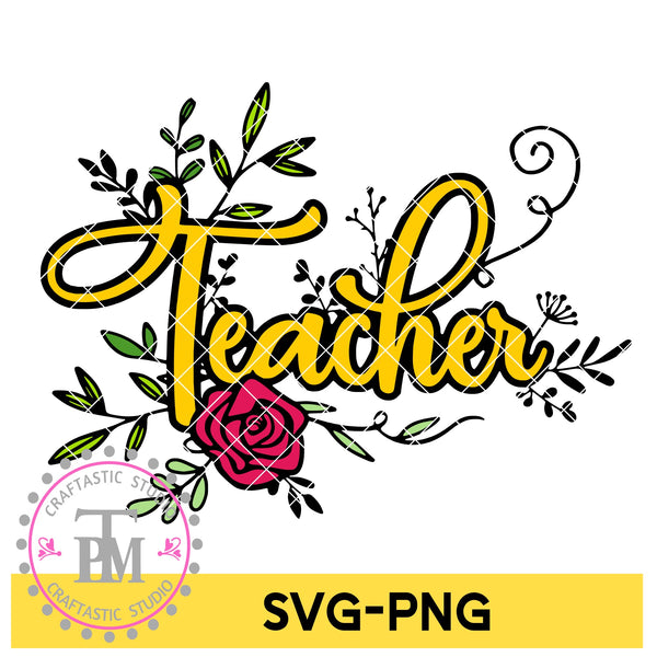 Teacher Flower (SVG/PNG)