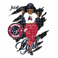 Texans "Just A Girl" (SVG/PNG)