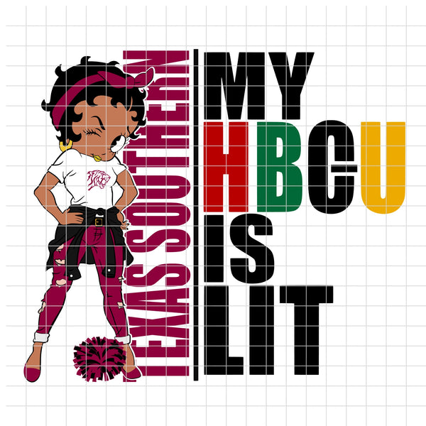 my HBCU is LIT "Texas Southern University" (SVG/PNG)