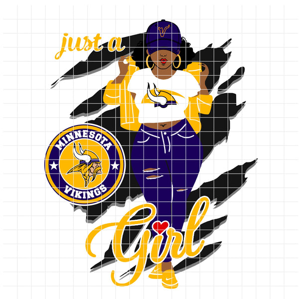 Vikings "Just A Girl" (SVG/PNG)