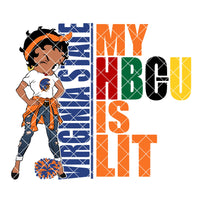 my HBCU is LIT "Virginia State University" (SVG/PNG)